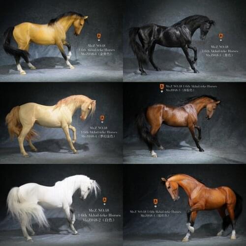 Mr.Z MRZ048 1/6 simulation animal model sweaty BMW 6 colors single horse Scene Accessories Animal model