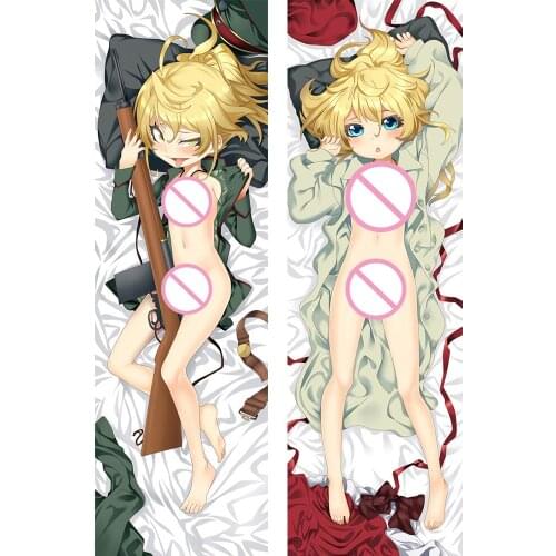 Anime Youjo Senki Tanya von Degurechaff Dakimakura Hugging Body Pillowcase Saga of Tanya the Evil Pillow Cover Home Bedding