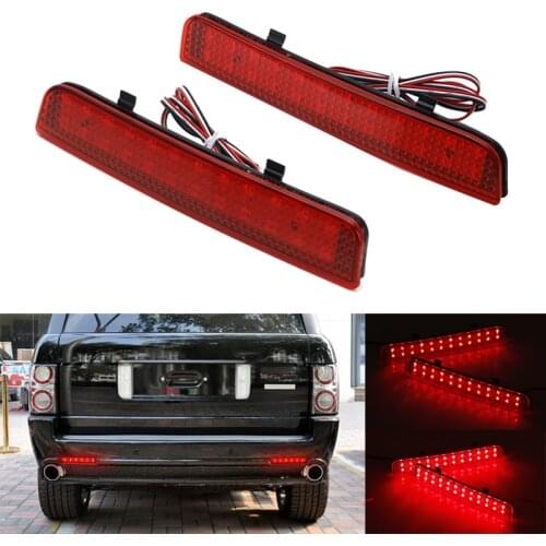 Niscarda LED Rear Bumper Reflector Light Car Driving Brake Fog Lamp For Land Rover L322 2003-2012 Freelander 2 LR2