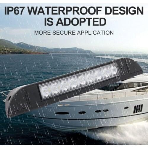 Ceiling Light LED RV Yacht Touch Switch Light Bar Motorhome Camper Awning Lamp Outdoor Car Yacht Interior Modification Parts