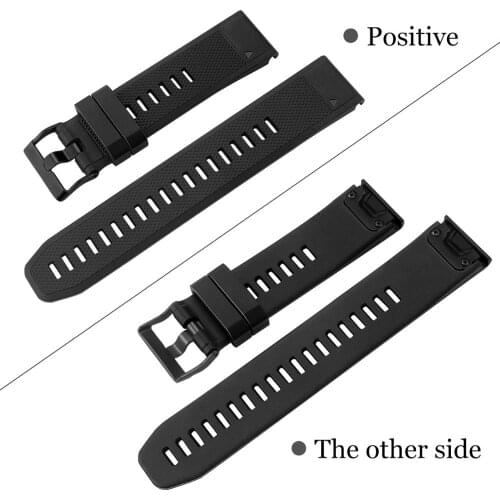 22mm Quick Fit for Garmin Fenix 5 Silicon Belt Watch Band for fenix 5 Plus / S60 Focus / Forerunner 935 945/Quatix 5