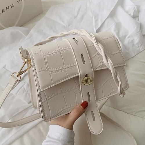 Crossbody Bag for Women 2021 Luxury Designer Shoulder Messenger Bag Leather Tote Bag Female Crocodile Pattern Handbag and Purse