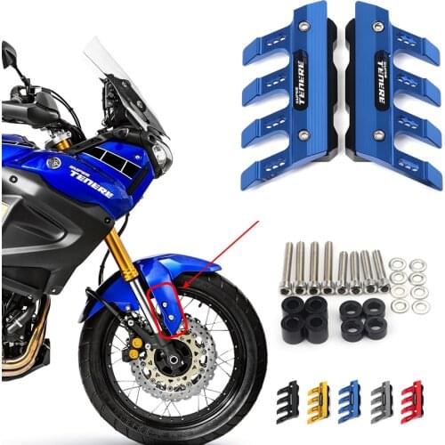 For YAMAHA XT1200Zdx XT1200Z/XT1200ZE Super Tenere MotorcycleMudguard Front Fork Protector Guard Front Fender Slider Accessories