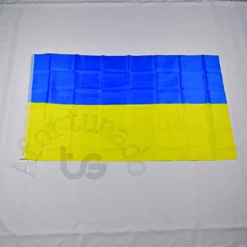 Ukraine 90*150cm Ukrainian flag Banner 3x5 Foot Hanging Home Decoration flag