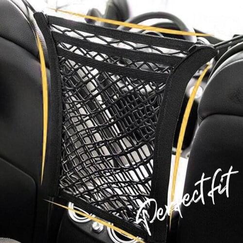 Car Back Rear Mesh Universal Elastic Mesh Net trunk Bag Auto Back Rear Trunk Organizer String Luggage Net Car Interior Accessory