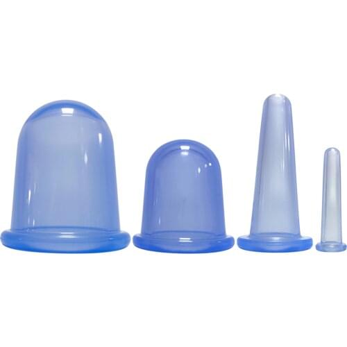 Vacuum Cupping Cans Jars Silicone Cans For Face Body Massage Anti Cellulite Anti-wrinkle Suction Cups Cupping Therapy