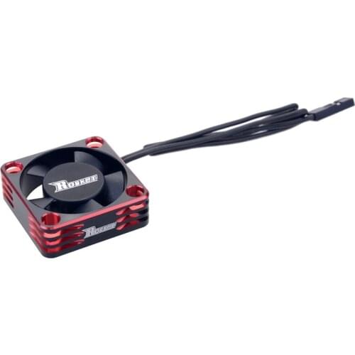 ROCKET Cooling Fan 30mm Aluminum Fan Rotates At 28000Rpm 7.4V Fan for HSP Tamiya 1/10 1/8 1/12 RC Car, 540 550 Rc