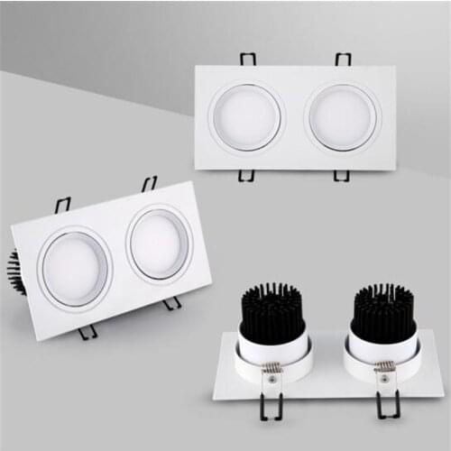 High Bright Square Dimmable LED Downlight 18W 14W 24W Recessed Lamp 220V 110V Led Bulb Bedroom Kitchen Indoor LED Spot Lighting