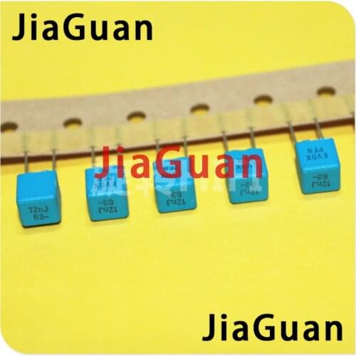 10PCS NEW EVOX PFR5 12NF 63V P5MM MKP 123/63V film EVOX-RIFA PFR 12nf/63v 0.012UF 123 63VDC