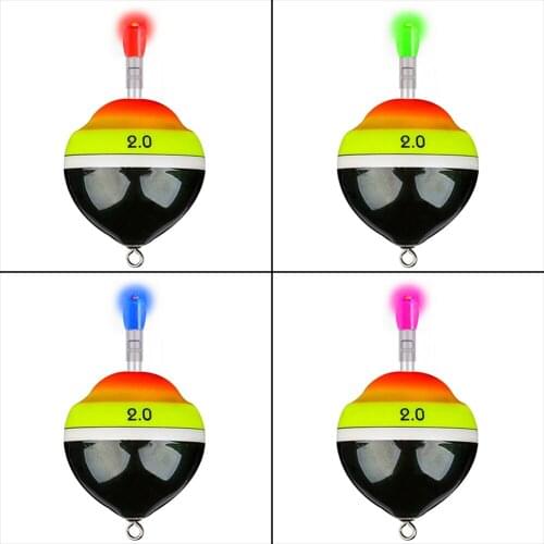 2pcs Fishing Float Light Night Glowing Fishing Float Glow Light Stick Fishing Floats Lighting Floats Tube Buoyancy Striking