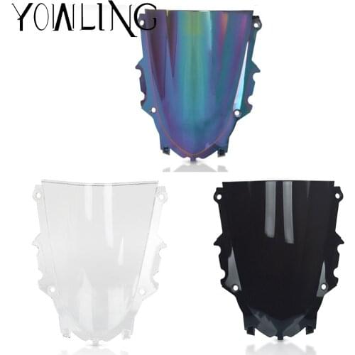 2021 New YZFR25 YZFR3 YZF-R25 YZ-FR3 Motorcycle Double Bubble Windshield Windscreen Windproof For YAMAHA YZF R25 R3 2019 2020
