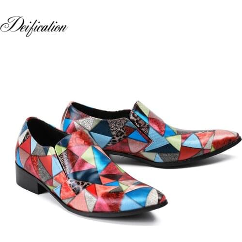 Deification Mens Leather Shoes