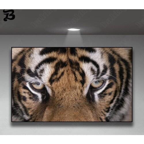 Canvas Painting Wall Art Animals King of Forest In Cave Tigers Canvas Posters and Prints for Office Living Room Home Decoration