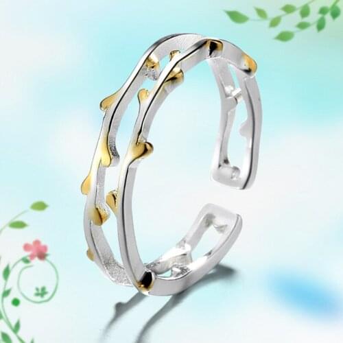 Todorova Bohemian Vintage Leaf Rings for Women Jewelry Gift Female Adjustable Finger Ring Anillos Ladies Wedding Rings Wholesale