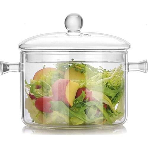 Japanese-Style Creative Open Fire Direct Household Glass Pot Stew Pot Soup Pot Instant Noodle Pot Gas Stove Electric Ceramic