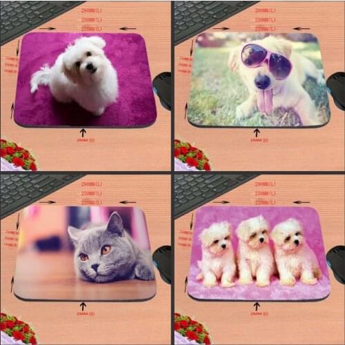 Lovely Cat New Arrival Top Selling Print 18*22cm/25*20*cm/25*29cm Rubber Mouse Pad Computer Gaming Mouse Pad Gamer Play Mats