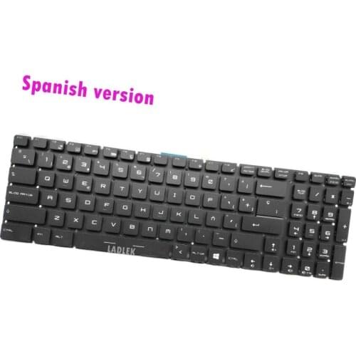 New Full RGB Colorful backlit Spanish Teclado for MSI Gaming GS70 2QE/GS70 2PE/GS70 6QE Stealth Pro GS60 2PM/GS60 2QE (SP8037)