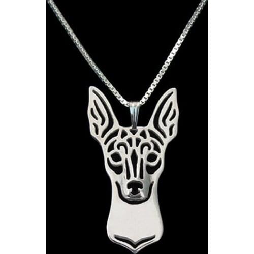 New Unique Romantic Gold Silver Color Toy Fox Terrier Pendant Necklace Hunger Games Necklace Women Best Friend Choker
