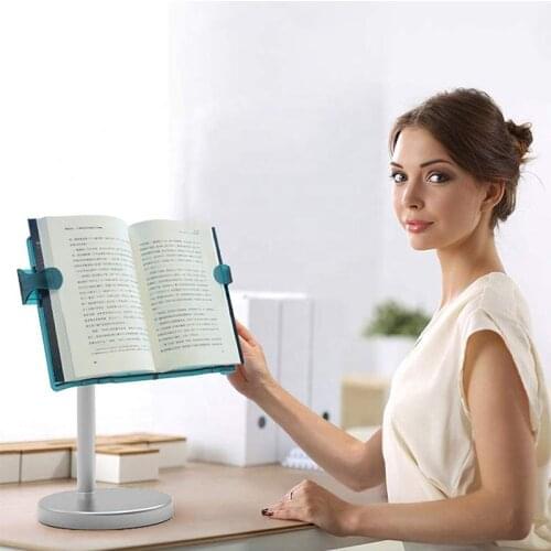 Living Room Book Stand Kitche Cooking Folding Support Holder Liftable Bedroom Reading Book Stand Adjustable Height Table Holder