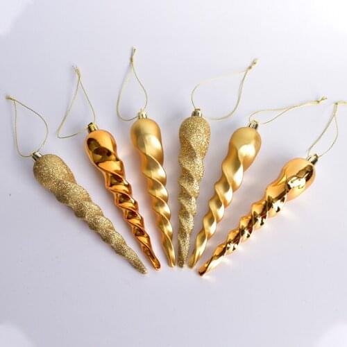 Christmas decorations golden ice cream soldier pendant tree dress up pendant shopping mall window scene decoration ornaments