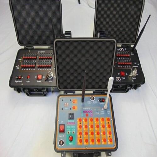 DMX Stage Light DC24W Copper Wire 12V 48 Cues Fireworks 433MHZ 2020 New Style Christmas Gift Electric Line Controller Remote