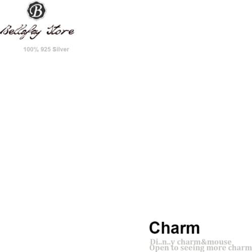 Authentic 925 Sterling Silver Charms Cute Pendants Mouse Lion Bead Fits Original Bracelet Bangles Women DIY Jewelry Making Gifts