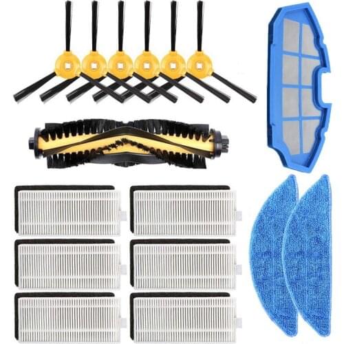 Hepa Filter Roll Brush Primary Filter Mop for Ecovacs Deebot N79S N79 for Eufy RoboVac 11 11C Brush Cover