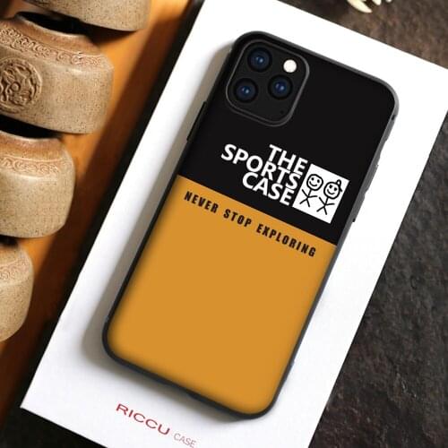 Sports Brand FOR iPhone 11 12 8 7 Plus 6 6S Plus X SE 2020 XR 11 12Pro mini XS MAX Silicone Case Fashion landscape Phone Case