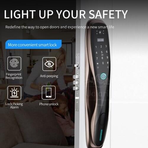 Eastern NO.1 Smart Fingerprint Lock Home Automatic Cat Eye Smart Lock Anti-theft Smart Door Lock Outdoor Electronic Code Lock