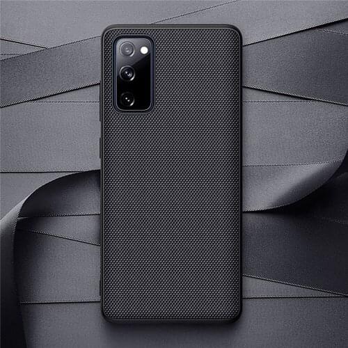 Protective Phone Case Nylon Back Cover Shell for Samsung Galaxy S20 FE 2020 Smartphone Parts