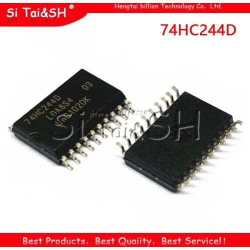 10PCS 74HC244D SOP20 74HC244 SOP SN74HC244DWR SMD 244D SOP-20 new and original IC
