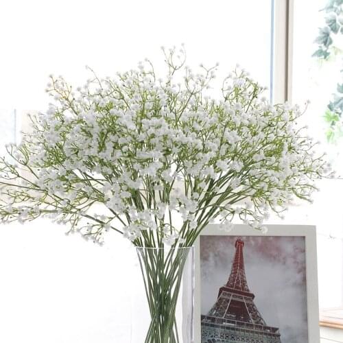 3PCS Artificial Babys Breath Flower for Wedding Decoration Real Touch Gypsophila Fake Flower Home Party Decorations