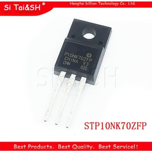5pcs STP10NK70ZFP TO-220F P10NK70ZFP STP10NK70 TO-220 10NK70 STP10NK70Z new original