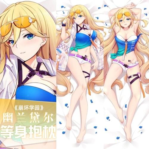 Anime Honkai Impact 3 Durandal Dakimakura 2WAY Hugging Body Pillow Case Cosplay Japanese Game Otaku Pillow Cushion Cover