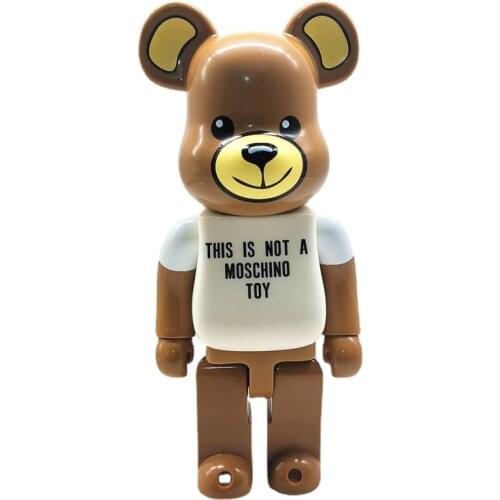Bear@bricklys 28cm 400% Bearbricklys Pvc Action Figures Teddy Bear Dolls Decoration Models Friends Toys Christmas Gifts