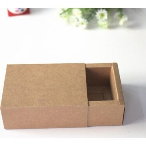 Free shipping 9*6*4CM,Gift Box,Kraft Paper Drawer Box,Handmade Soap Boxes,Craft gift Jewel Box 200pieces