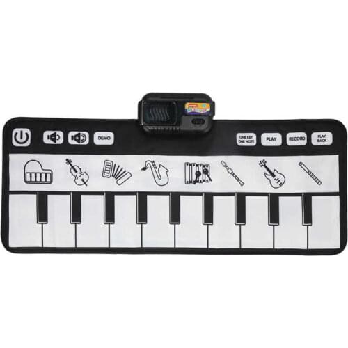 Baby Musical Play Mat 8 Styles Instrument Voice Adjustable Piano Keyboard Toy Instrument Infantil Early Education Gift 80 X 30CM