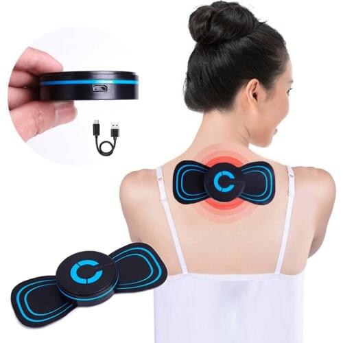 Electric Neck Massager USB Charging Massage Stickers Convenient Intelligent Cervical Massager Dropshipping