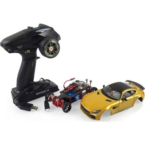 HGM TOYS 1/28 HGD1 RWD Drift Racing RC Car RTR with Carbon Fiber Chassis Outdoor Model Gifts For Boys Mercedes GTR TH19518-SMT5