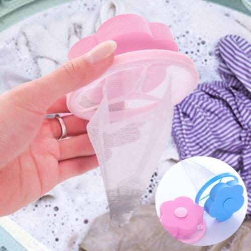 Washing Machine Floating Pet Fur Catcher Ball Laundry Hair Lint Remover Tools Filter Net Bag Household Cleaning Laundry Products