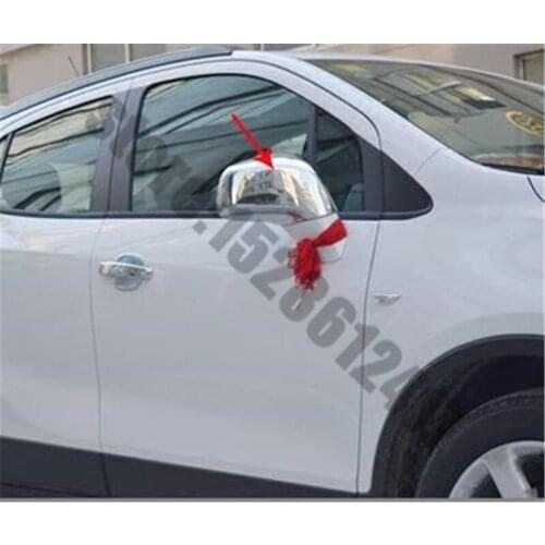 For Buick Encore 2013-2018 ABS Chrome Car Side Door Rearview Mirrors Cover Trim Car styling