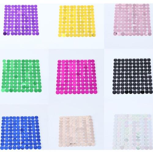 Shimer Wall Panel Wedding Party Background Decoration Rose Gold Square Backdrops Photo Glitter Shimmer Sequin Wall Supplies