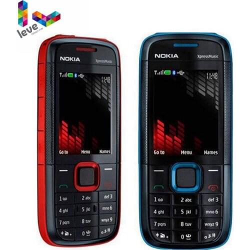 Nokia 5130 XpressMusic 5130XM Mobile Phone Bluetooth FM Support Russian Keyboard Original Unlocked Cell Phone Free Shipping