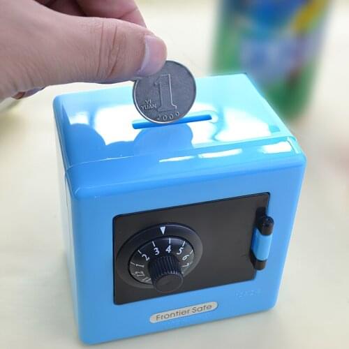 Durable Combination Lock Cash Storage Box Code Piggy Bank Coin Money Storage Box Safe Portable Home Decor Birthday Gift For Kids