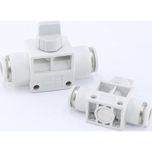 1 HVFF hand valve white pneumatic joint hand valve joint pneumatic quick joint air pipe hose hand valve hand valve 4 6 8 10 12