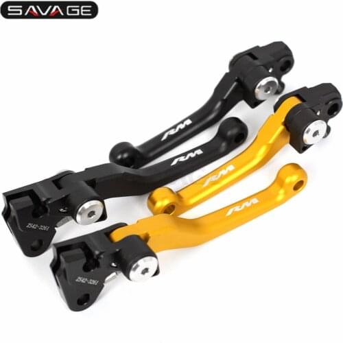 Pivot Brake Clutch Lever For SUZUKI RM 250 85 2006 RM-125 2002-2008 Motorcycle Accessories CNC Dirt Bike Levers With LOGO