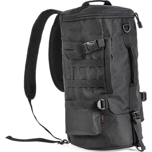 23L Fishing Bag Folding Cylindrical Large Capacity Fishing Tackle Backpack Tackle Storage Bags Travel Carry Bag