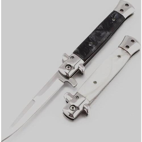 8.86'' Folding Knife Tactical Survival Pocket Knife Stainless Steel Outdoor Camping Hunting Knives Multi EDC Self-defense Tool