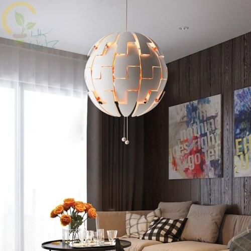 Modern Led Pendant Lamp Creative Farm Hanging Light Restaurant Teahouse Southeast Asia Style E27 Pendant Ligh