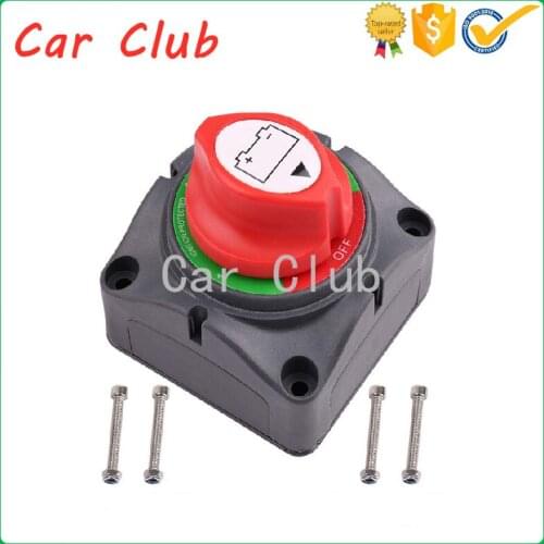 Three-speed main power switch 1-2-Both-Off Battery Switch 6V-60V Battery Disconnect Master Cutoff Switch for Boat Car RV ATV UTV